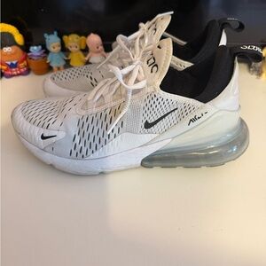 Nike Air Max 270 White and Black Sneakers